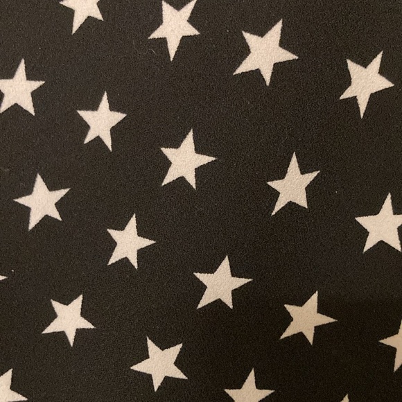 J Crew Print Pants, elastic waist with ribbon tie, size 4 - Picture 2 of 7